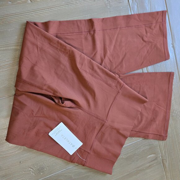 Athleta Pants - Athleta Salutation Stash Brown Flare Pant Sz M NWT